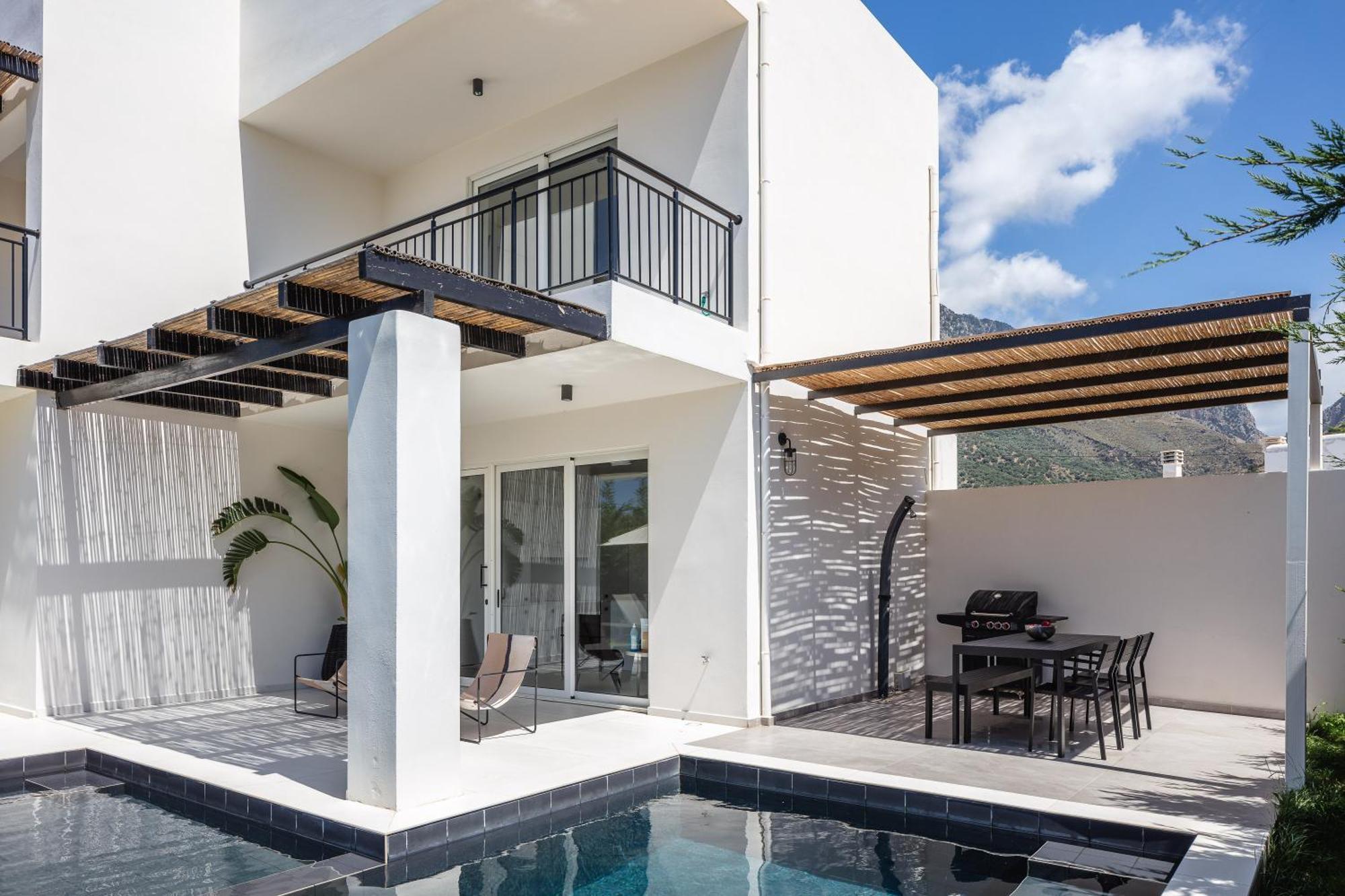 Modern Villa Casa Filo Verde With Private Pool & Bbq,200M From The Beach Plakias Exterior photo